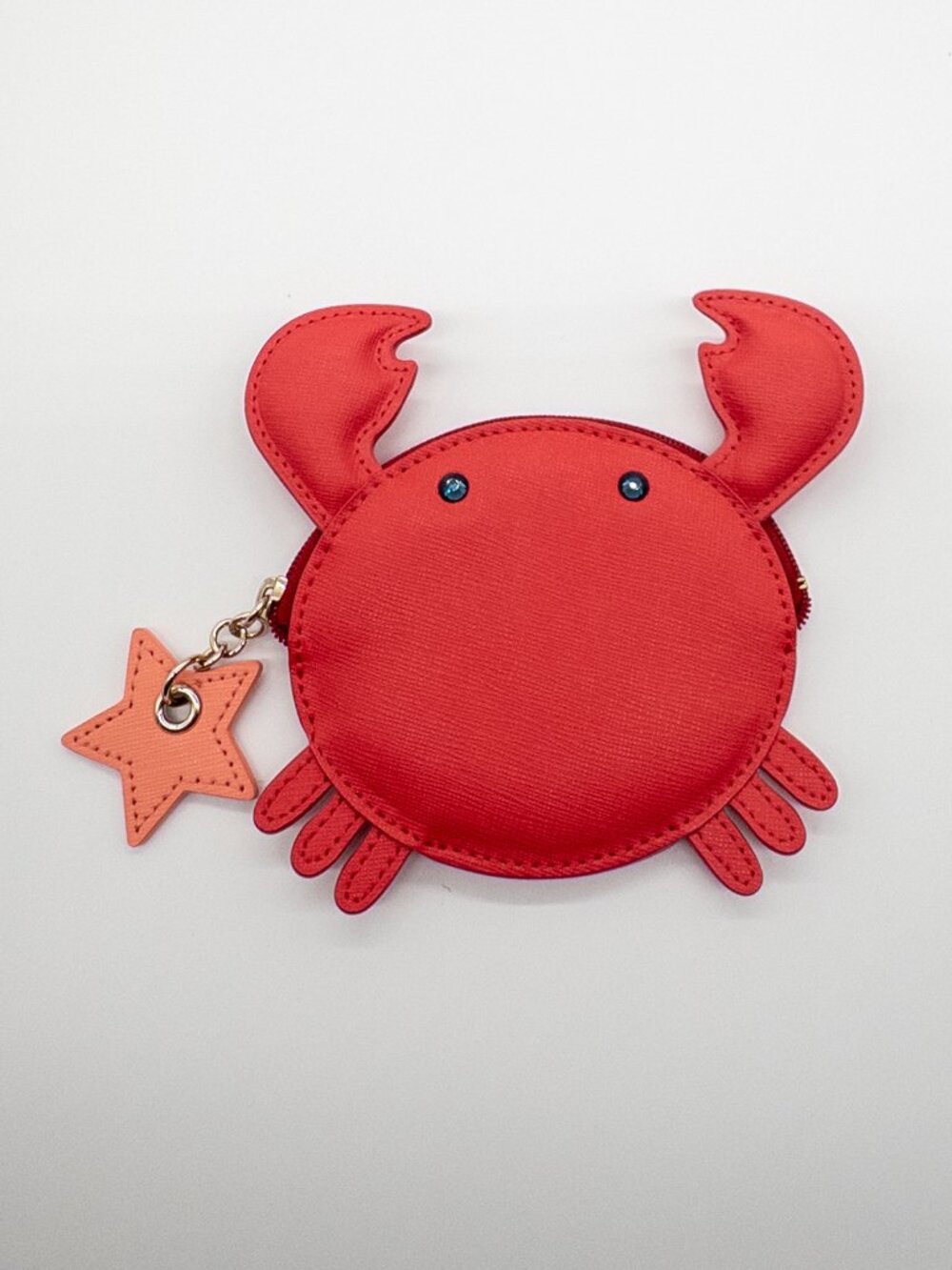 KATE SPADE Make a Splash Crab Coin Purse Red